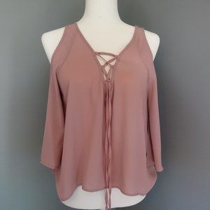 Cold shoulder blouse